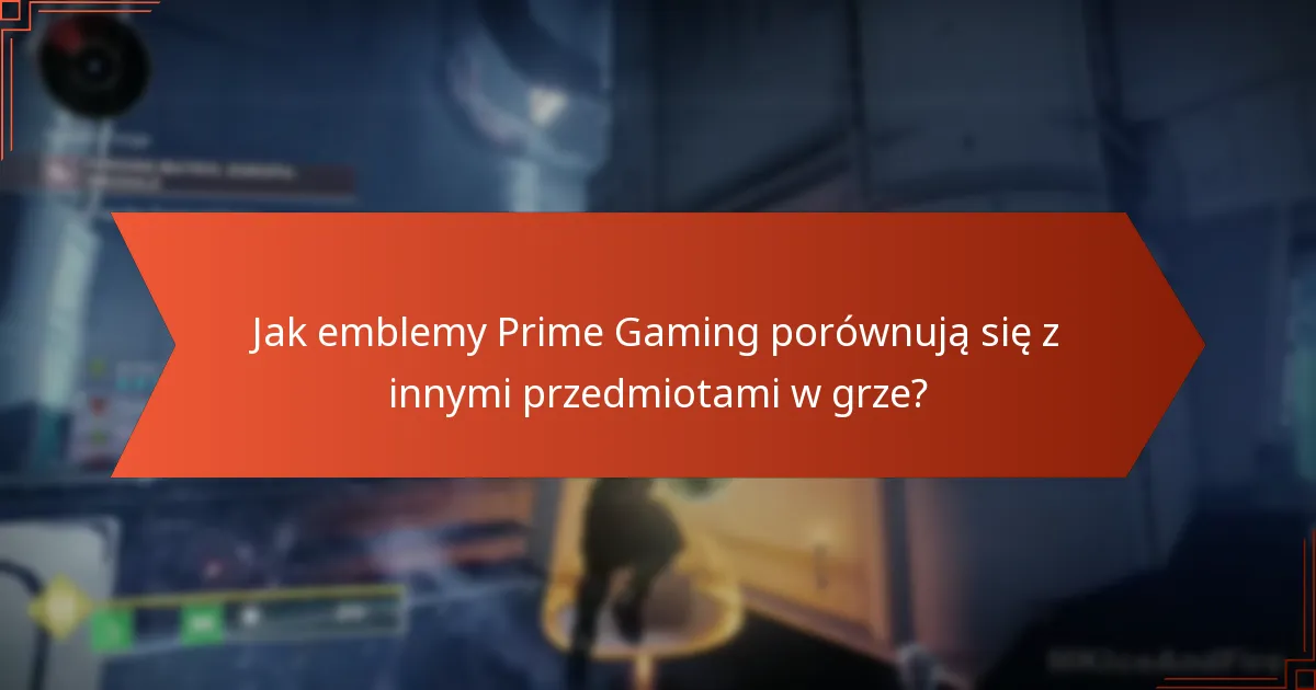 Jakie są sezonowe motywy emblemów Prime Gaming?